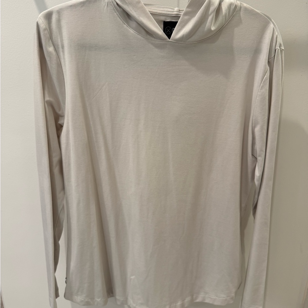 Cuts Clothing Cream Long Sleeve Hoodie